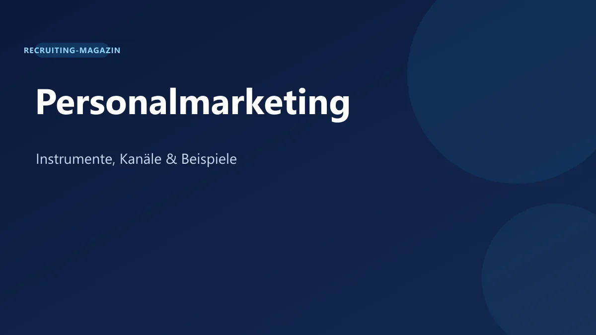 Personalmarketing: Instrumente und Kanäle in SEOcruiting-Farben
