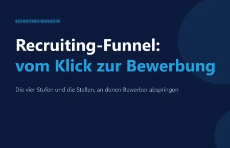 Recruiting-Funnel: vom Klick zur Bewerbung, Titelbild in SEOcruiting-Farben