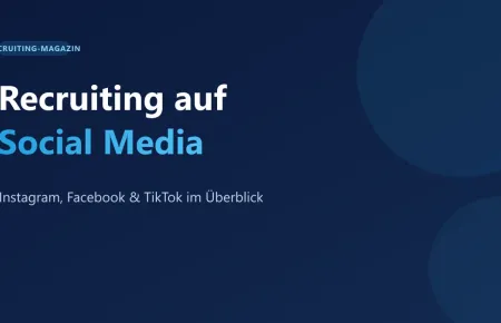 Recruiting über Instagram, Facebook und TikTok in SEOcruiting-Farben