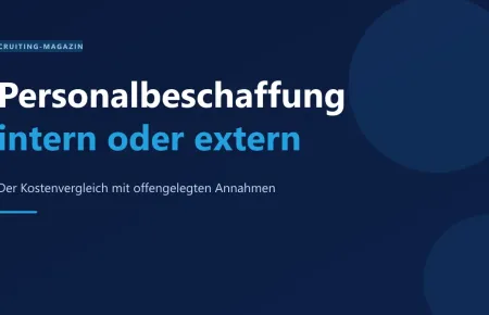Interne und externe Personalbeschaffung im Kostenvergleich in SEOcruiting-Farben