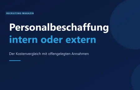 Interne und externe Personalbeschaffung im Kostenvergleich in SEOcruiting-Farben